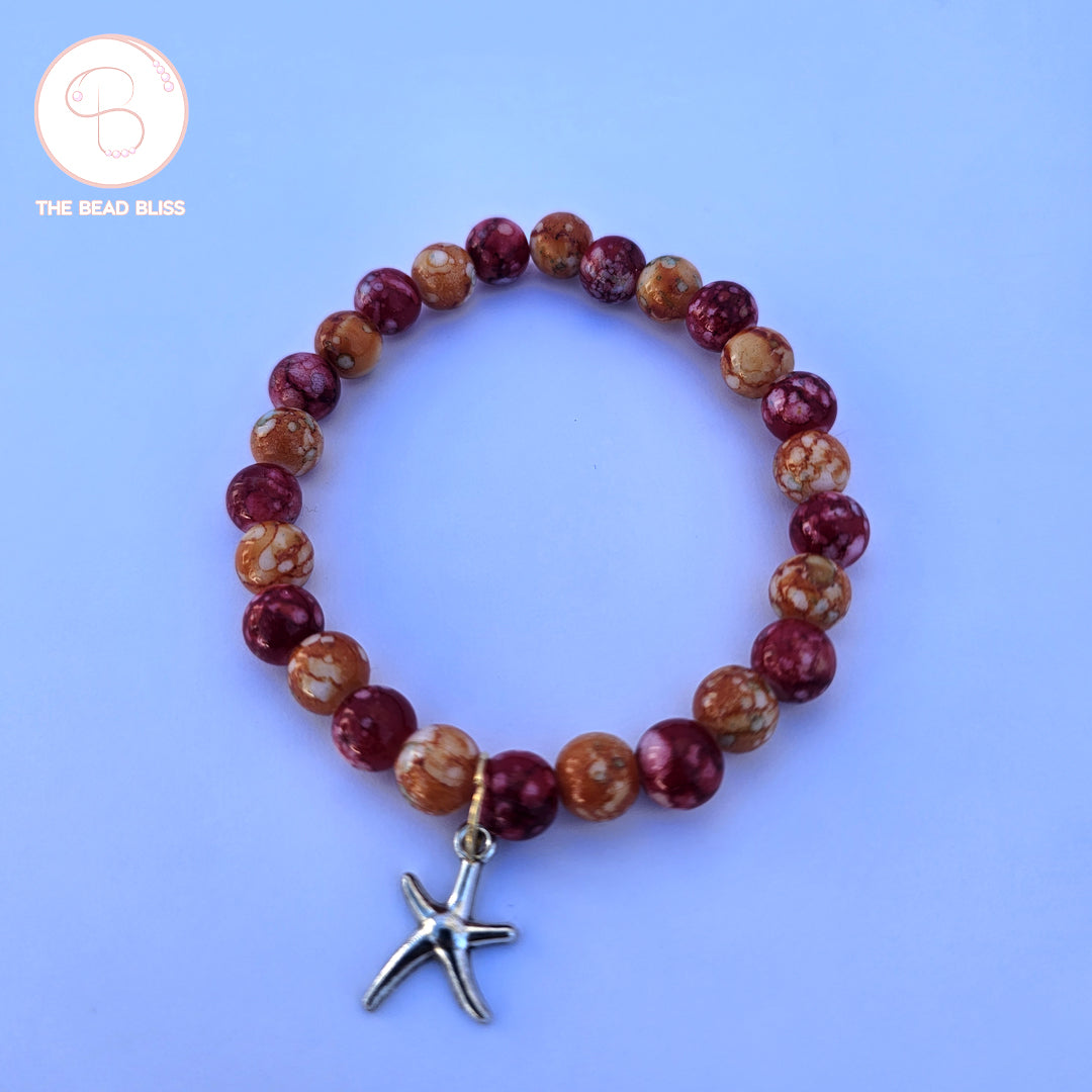 Earthy Tones Beaded Bracelet Set