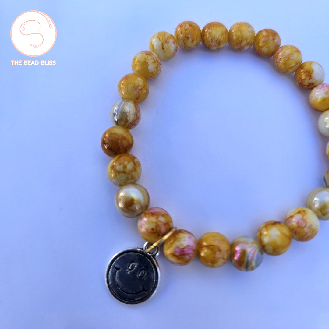 Earthy Tones Beaded Bracelet Set