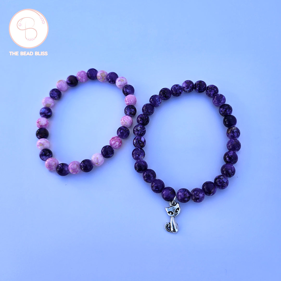 Mystical Feline Bracelet Set