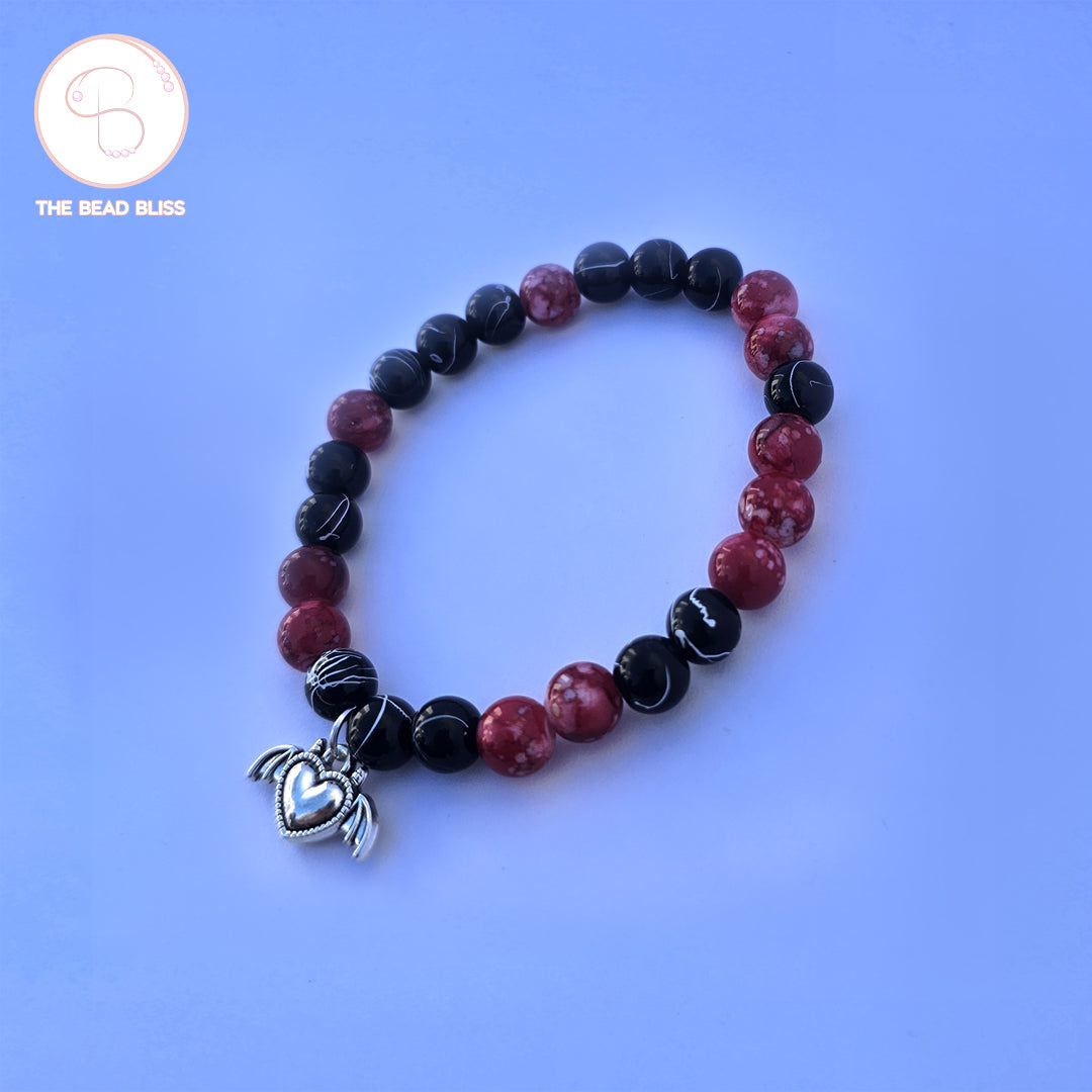 Gothic Heart Bracelet