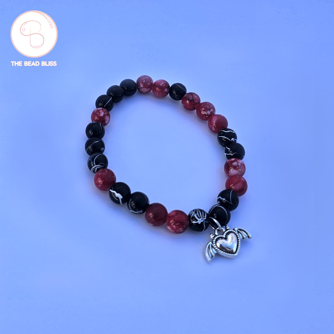 Gothic Heart Bracelet