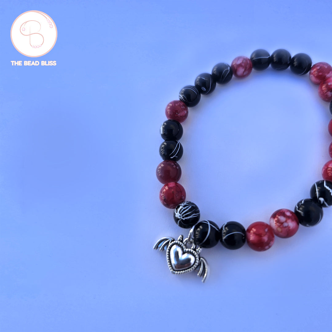 Gothic Heart Bracelet