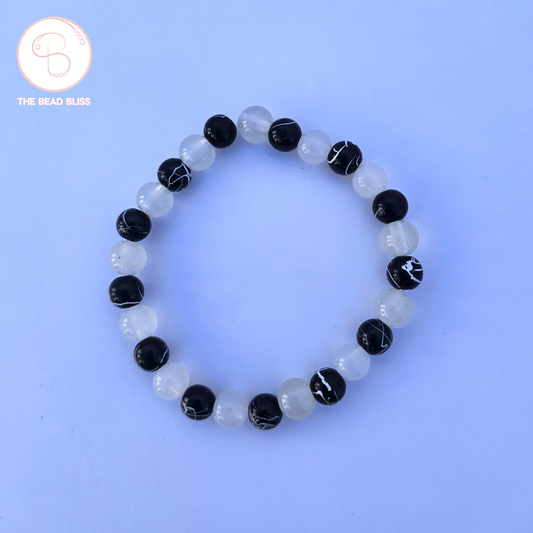Black & White Elegance Bracelet
