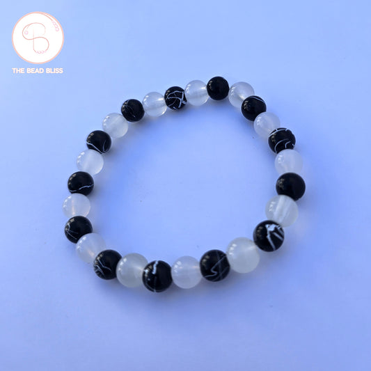 Black & White Elegance Bracelet