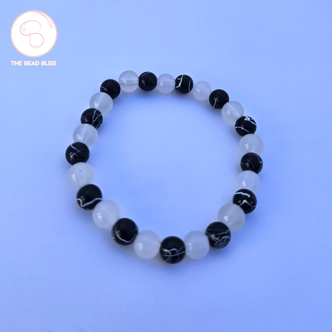 Black & White Elegance Bracelet
