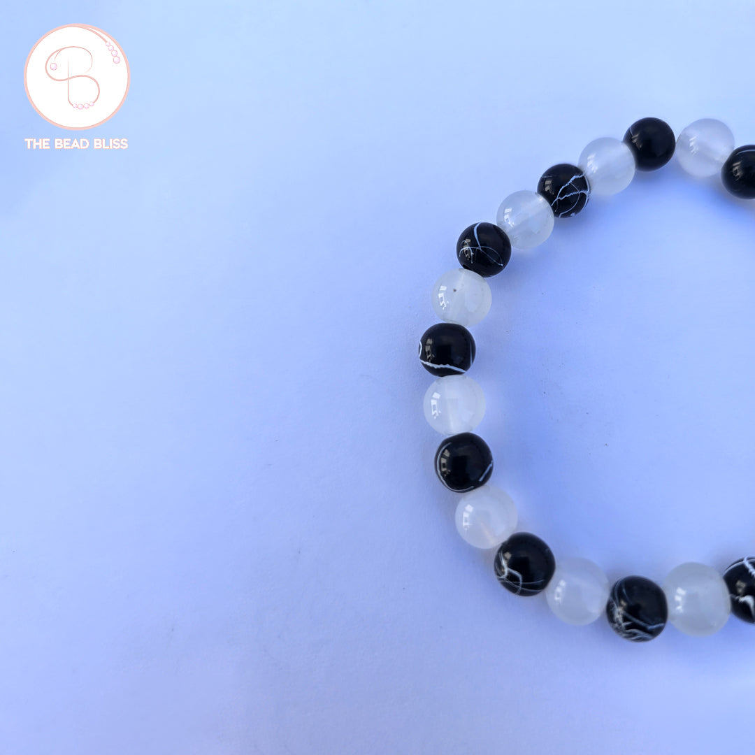 Black & White Elegance Bracelet