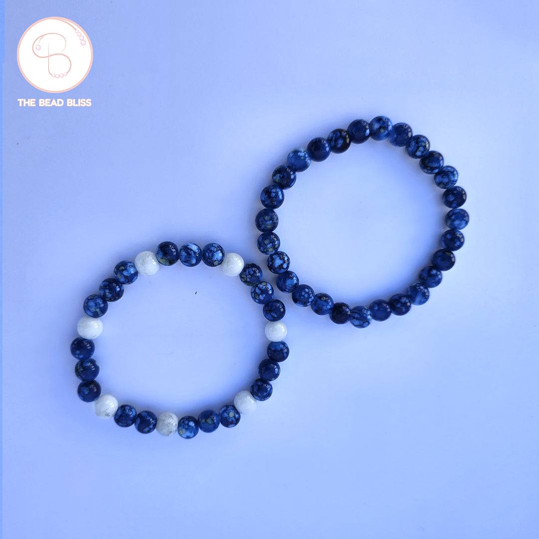 Deep Blue Ocean Bracelet Set