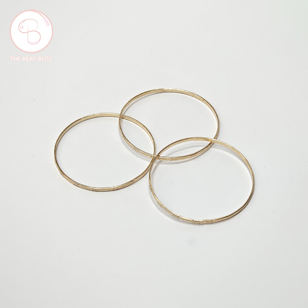Minimalist Gold Bangle Set