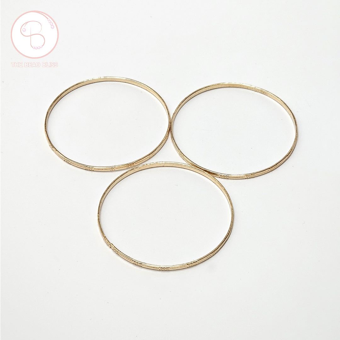 Minimalist Gold Bangle Set