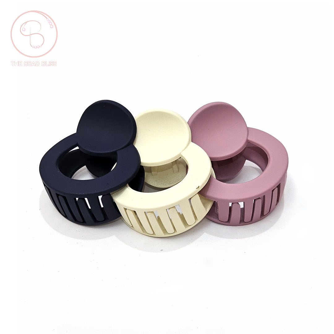 Matte Hair Claw Clips - Multi-Color