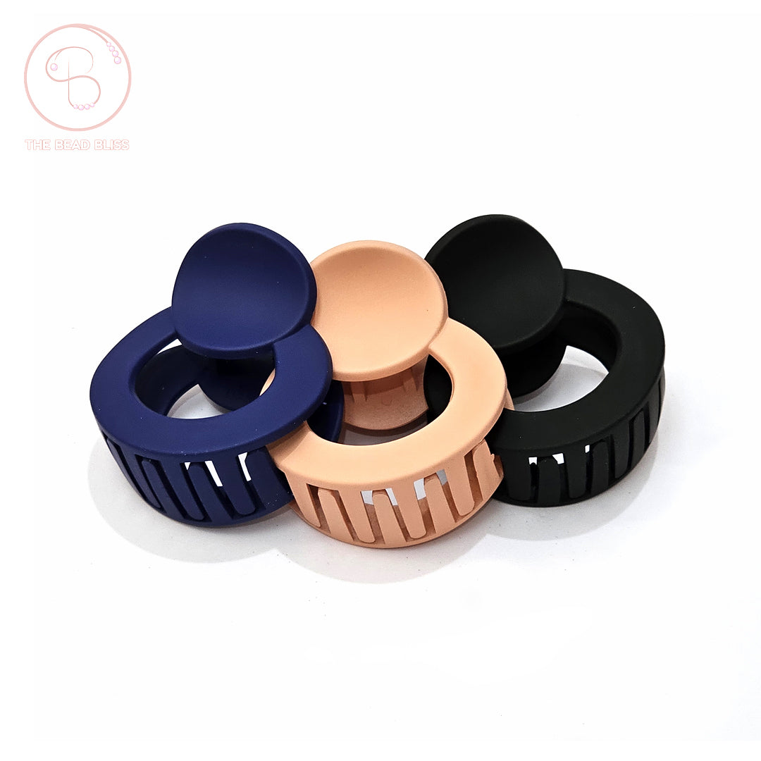 Matte Hair Claw Clips - Multi-Color