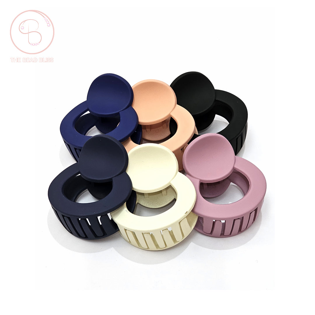 Matte Hair Claw Clips - Multi-Color