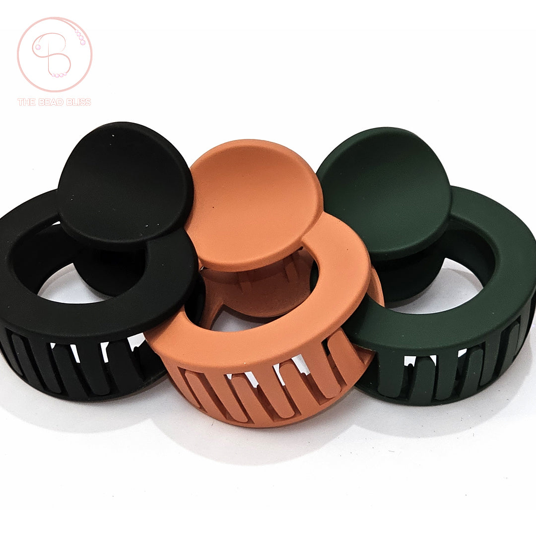 Matte Hair Claw Clips - Multi-Color
