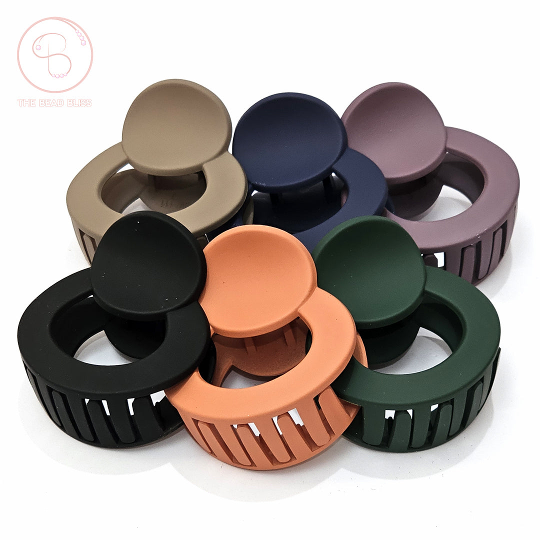 Matte Hair Claw Clips - Multi-Color