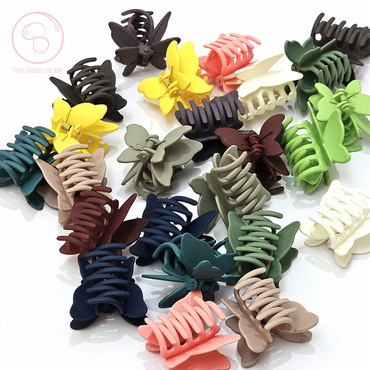 Butterfly Matte Hair Claw Clips