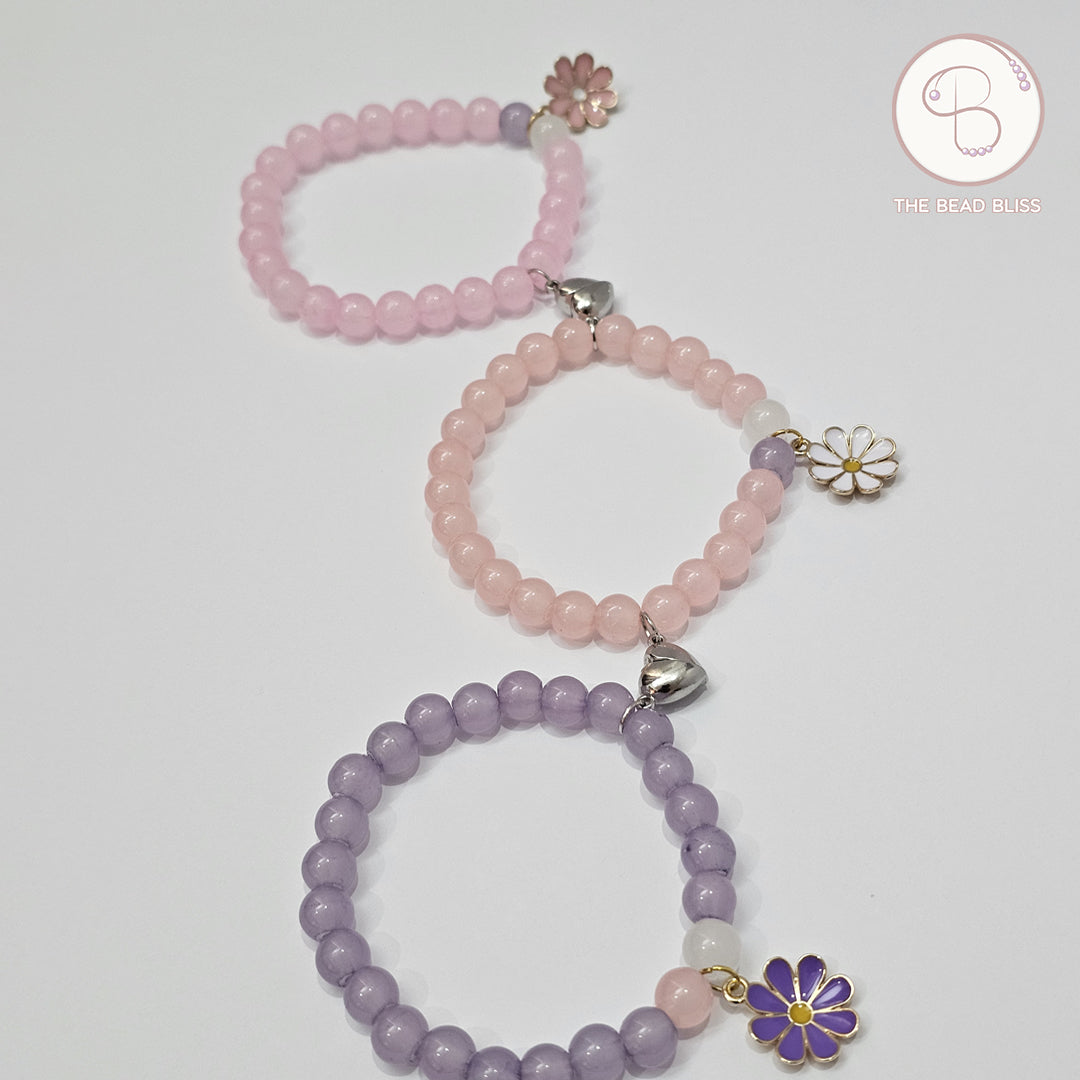 Blossom Bead Charm Friendship Bracelets