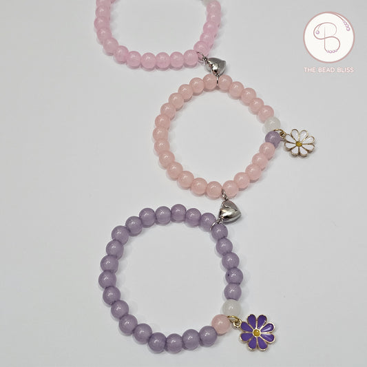 Blossom Bead Charm Friendship Bracelets