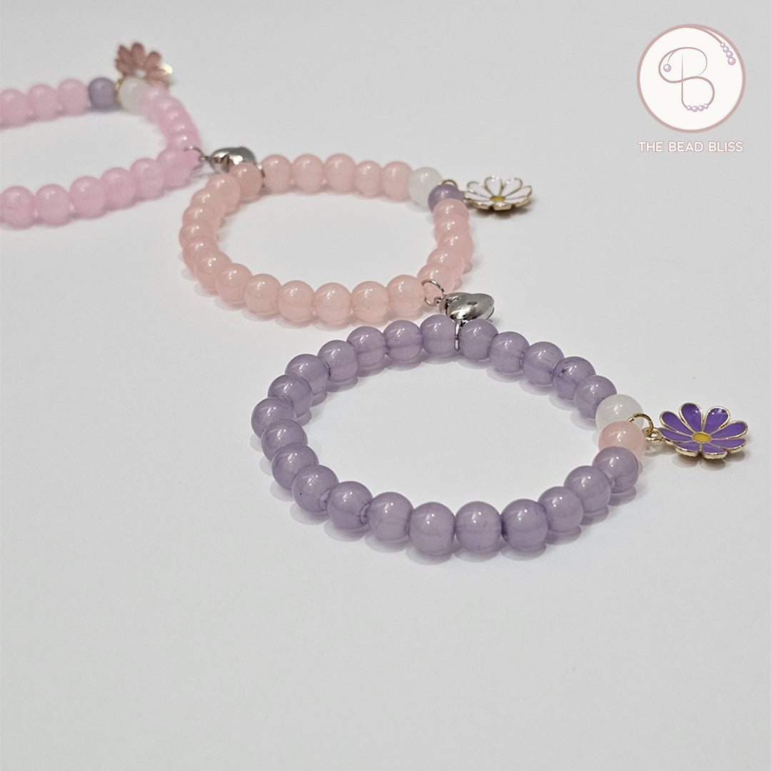 Blossom Bead Charm Friendship Bracelets