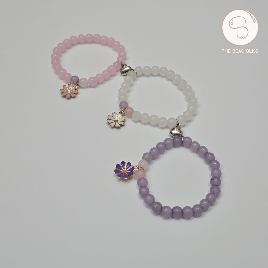 Blossom Bead Charm Friendship Bracelets