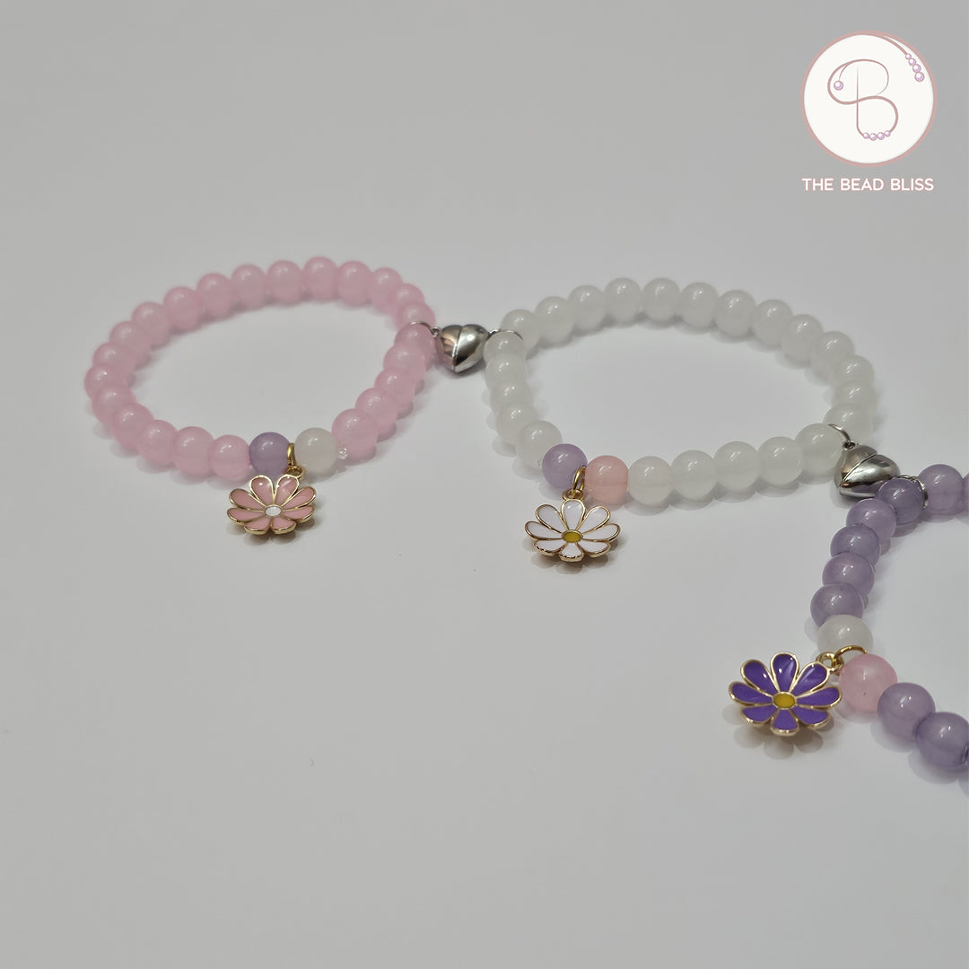 Blossom Bead Charm Friendship Bracelets