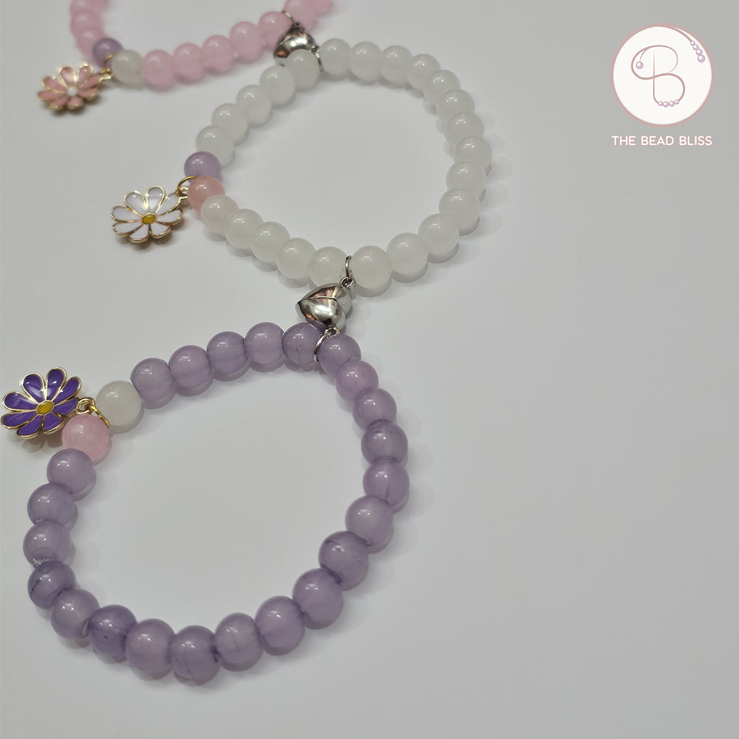 Blossom Bead Charm Friendship Bracelets
