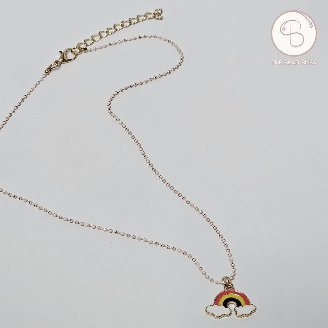 Rainbow Joy Charm Necklace