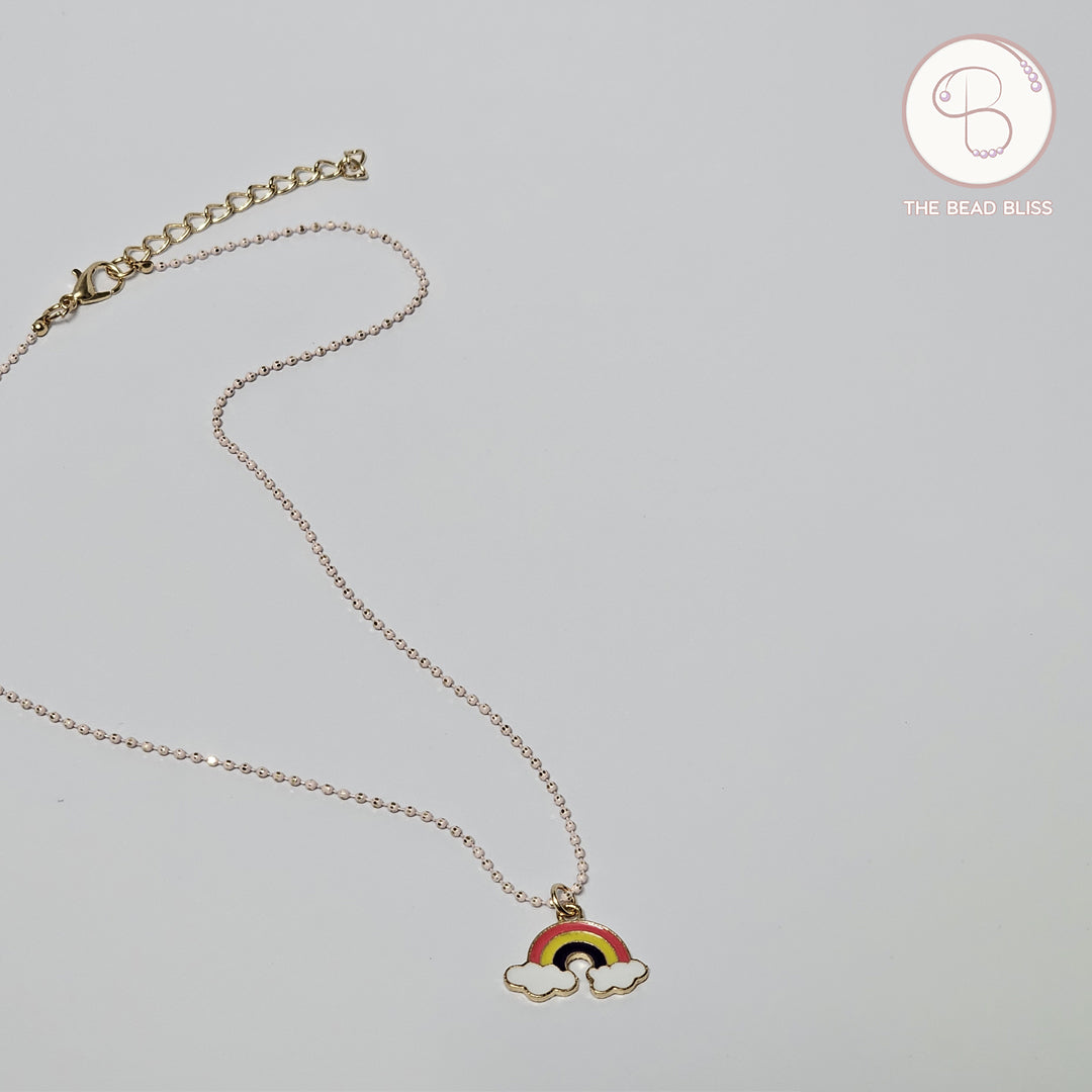 Rainbow Joy Charm Necklace