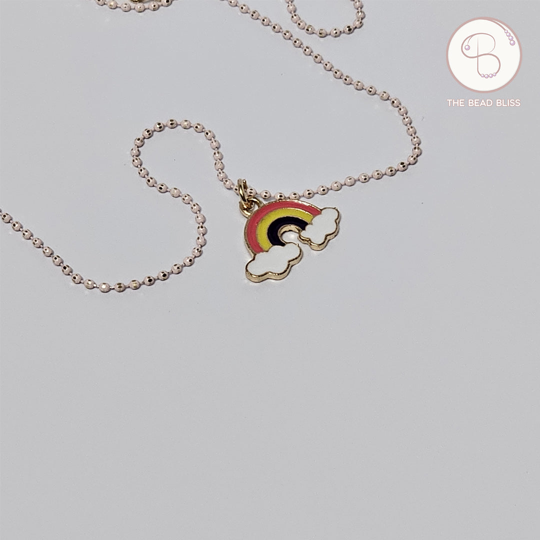 Rainbow Joy Charm Necklace